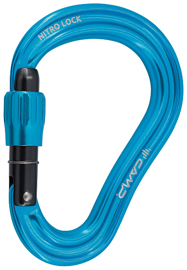 Карабин C.A.M.P. Nitro Lock Blue - Фото 1 большая