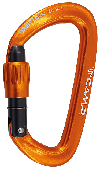Карабин C.A.M.P. Orbit Lock Orange - Фото 1 большая