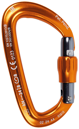 Карабин C.A.M.P. Orbit Lock Orange - Фото 2 большая