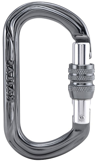 Карабин Kailas Obbo Oval Screw Iron Gray - Фото 1 большая