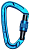 Карабин Kailas Flash Screw Sky Blue - Фото 1 малая