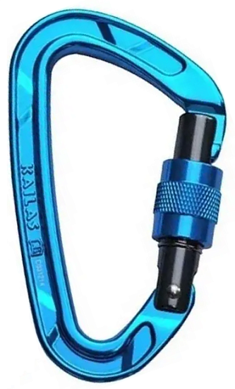 Карабин Kailas Flash Screw Sky Blue - Фото 1 большая