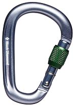 Карабин Black Diamond Pearlock Screwgate Grey