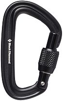 Карабин Black Diamond Liteforge Screwgate Black