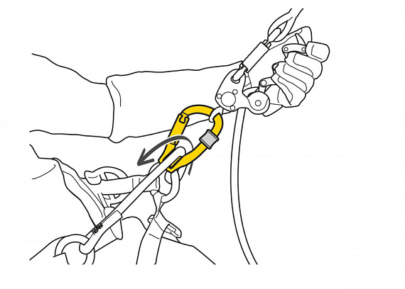 Карабин Petzl Rollclip Z Triact-Lock - Фото 4 большая