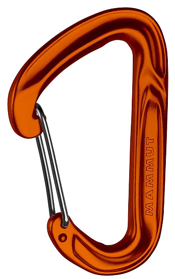 Карабин Mammut Wall Light Wire Gate Orange - Фото 1 большая