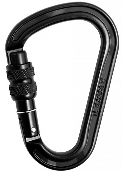 Карабин Vento Titanium keylock Черный - Фото 1 большая