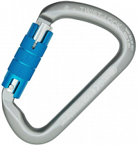 Карабин Kong Large Multiuse Twist Lock Grey/Cyan