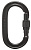Карабин Black Diamond Oval Keylock Screwgate Black - Фото 1 малая