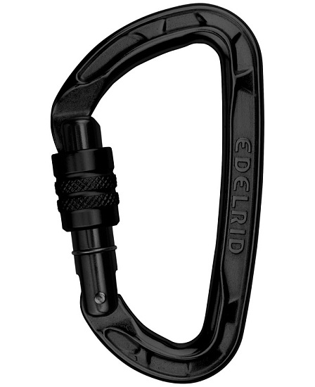 Карабин муфтованный Edelrid Pure Screw Night - Фото 1 большая