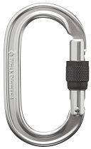 Карабин Black Diamond Oval Keylock Screwgate Polished