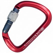 Карабин Kong X-Large Alu Screw Gate Red/Grey/Polished