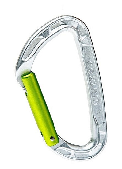 Карабин Edelrid Pure Straight Silver - Фото 1 большая