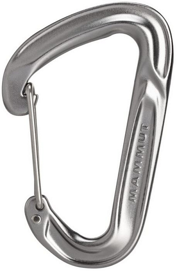 Карабин Mammut Wall Light Wire Gate Silver - Фото 2 большая