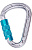 Карабин Edelrid HMS Strike Triple Silver/Icemint - Фото 1 малая