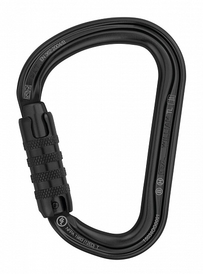Карабин Petzl William Triact-Lock Black - Фото 1 большая