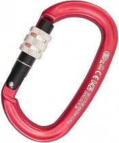 Карабин Kong Ovalone Alu Screw Red/Black/Polished