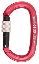 Карабин Kong Ovalone Alu Screw Red/Black/Polished