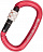 Карабин Kong Ovalone Alu Screw Red/Black/Polished - Фото 1 малая
