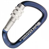 Карабин Kong Trapper Screw-Lock Yellow/Polish/Black