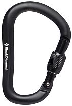 Карабин Black Diamond Rocklock Screwgate Black