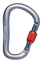 Карабин Black Diamond Rocklock Screwgate Gray