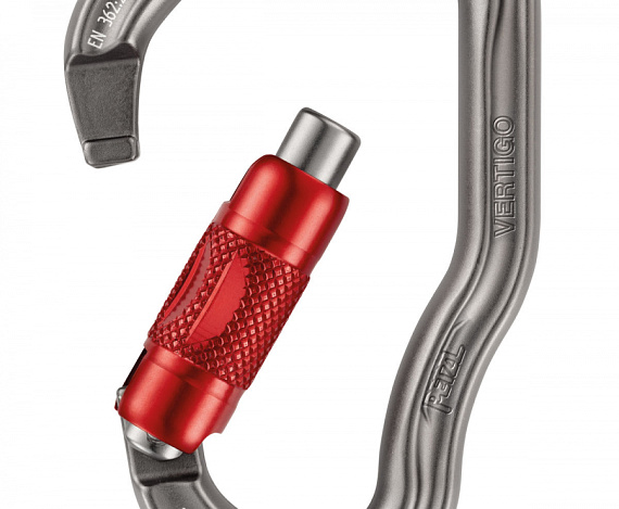 Карабин Petzl Vertigo Twist-Lock Grey - Фото 2 большая