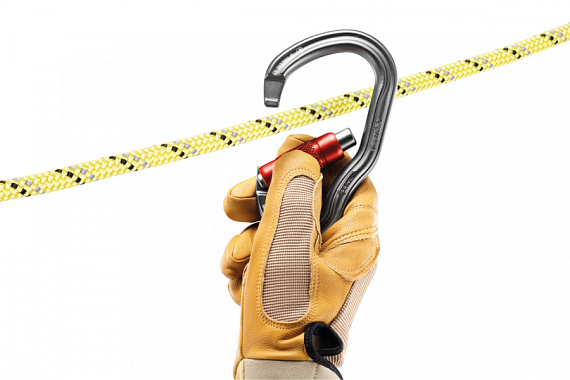 Карабин Petzl Vertigo Twist-Lock Grey - Фото 3 большая