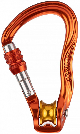 Карабин Kailas Rota SG Pulley Orange - Фото 1 большая