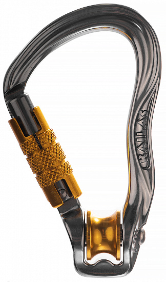 Карабин Kailas Rota Triple-lock Pulley Iron Gray - Фото 1 большая