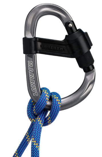 Карабин Mammut Smart HMS 2.0 Screw Grey - Фото 2 большая