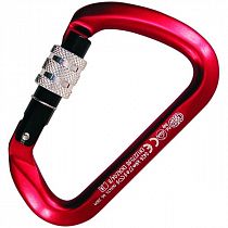 Карабин Kong Large Multiuse Screw 737.A00 Red/Black/Polished