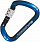 Карабин Kong Large Multiuse Screw Blue/Black/Polished - Фото 1 малая