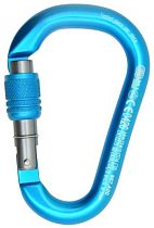 Карабин Kong HMS Napik Screw Cyan/Grey/Cyan