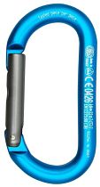 Карабин Kong Oval Alu Straight Gate Turquoise/Grey