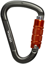 Карабин Vertical Gray треугольный трехтактный Keylock