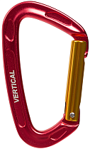 Карабин Vertical cкалолазный с прямой защелкой Keylock Pink
