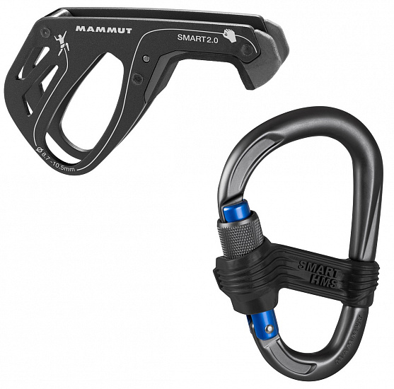 Страховочно-спусковое устройство Mammut Smart 2.0 Belay Package Phantom - Фото 1 большая