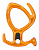 Спусковое устройство Petzl Pirana Orange - Фото 1 малая