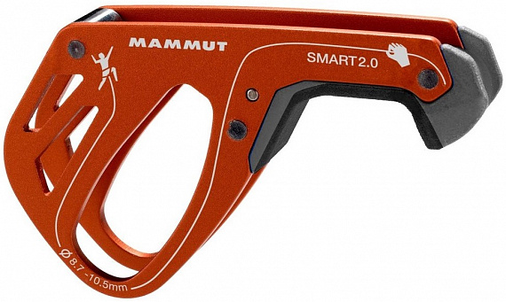 Страховочно-спусковое устройство Mammut Smart 2.0 Dark Orange - Фото 1 большая