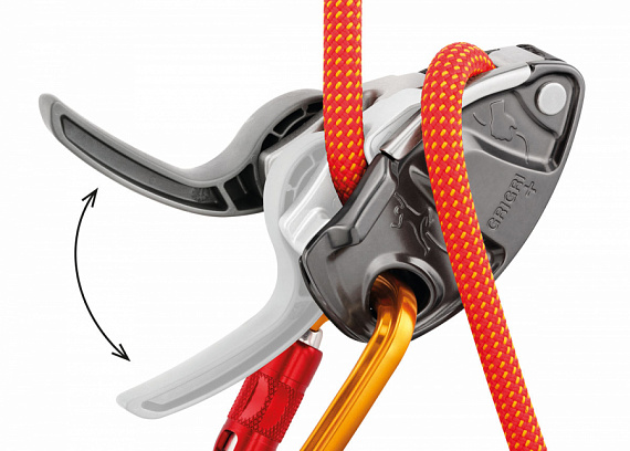 Страховочное устройство Petzl Grigri+ Grey - Фото 4 большая