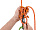 Спусковое устройство Petzl Pirana Guide Orange - Фото 2 малая