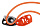 Страховочное устройство Petzl Neox Orange - Фото 3 малая