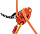 Страховочное устройство Petzl Neox Orange - Фото 5 малая