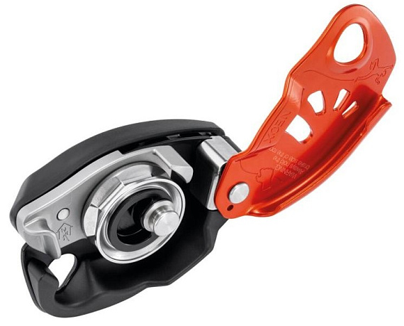 Страховочное устройство Petzl Neox Orange - Фото 4 большая