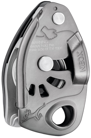 Страховочное устройство Petzl Neox Gray - Фото 1 большая