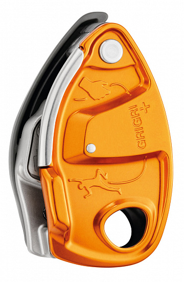 Страховочное устройство Petzl Grigri+ Orange - Фото 1 большая