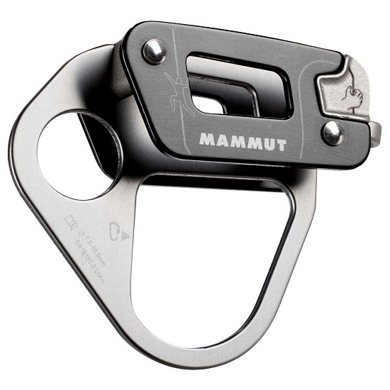 Страховочно-спусковое устройство Mammut Nordwand Alpine Belay Black - Фото 3 большая