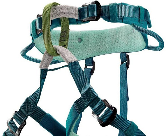 Страховочная система детская Petzl Macchu Blue - Фото 3 большая