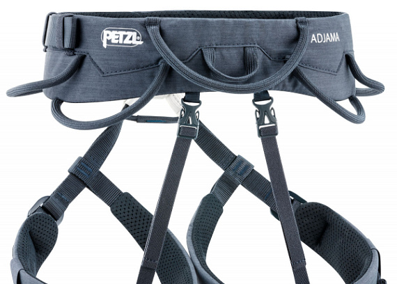 Страховочная система Petzl Adjama Gray - Фото 3 большая